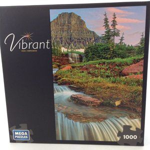 Mega Puzzles 1000 Pieces Glacier Cascades